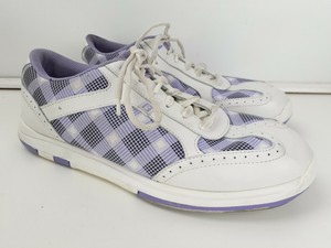 plaid bowling shoes