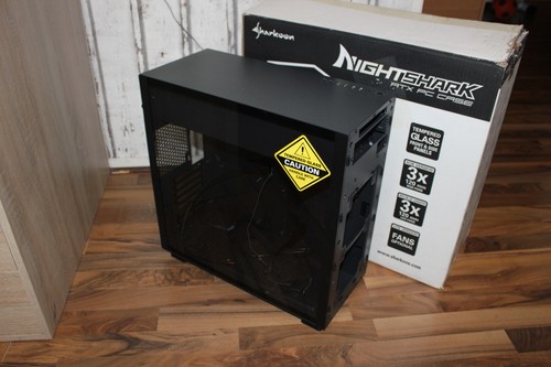 pc gehäuse Sharkoon Nightshark atx pc case mit OVP - Bild 3 von 14