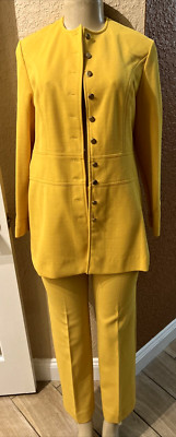 VTG CATALINA CA Me Plus Togethers  Pants Suit blazer Gold Metal Buttons 7/8  xzz