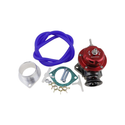 Rot Turbo Blow-Off-Ventil BOV aus Aluminium-Block Ablassventil Universales