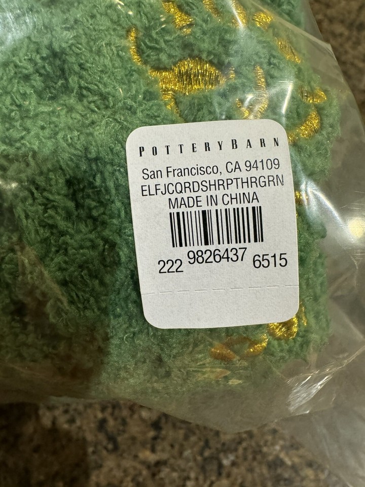 Pottery Barn Elf™ Sherpa Back Throw NWT eBay