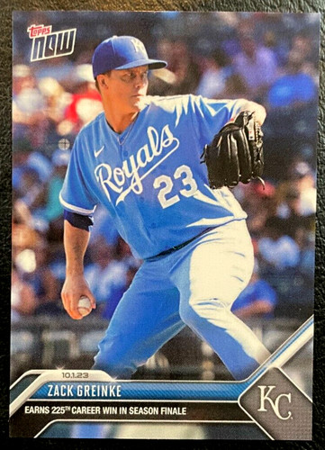 2023 Topps Now 957 Zack Greinke