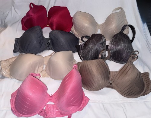 7 Bras Mixed 40D, 42D, Body Embrace, Lilyette, Self Expressions & Unbraid - Picture 2 of 8