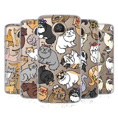 HEAD CASE DESIGNS CAT BREED PATTERNS SOFT GEL CASE FOR MOTOROLA PHONES 2