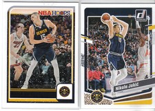 3 2023-24 Nikola Jokic cards  Roundball Royalty Silver Insert Denver Nuggets