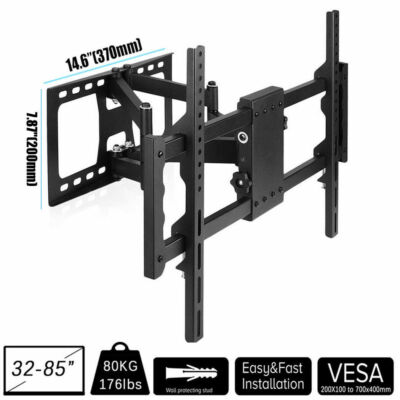 TV Wandhalterung Wandhalter schwenkbar Neigbar für LCD LED Fernseher 32-85 Zoll 