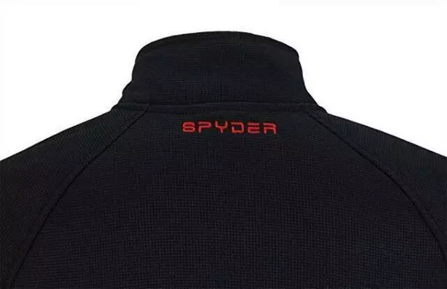Spyder Men's Full- Zip Waffle Knit Jacket Black u0026 Red Size Small NWT | eBay