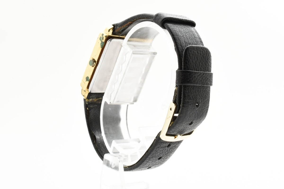 【Doiya san】SEIKO Dolce 5S21-5A20 Vintage [Exc+5] SEIKO Dolce 5S21-5A20 Tank Square Black