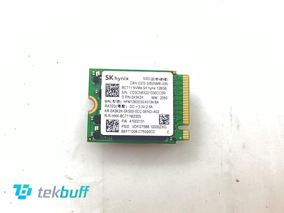 SK Hynix 128GB M.2 NVMe PCIe Solid State Drive - 0X3K2X | eBay