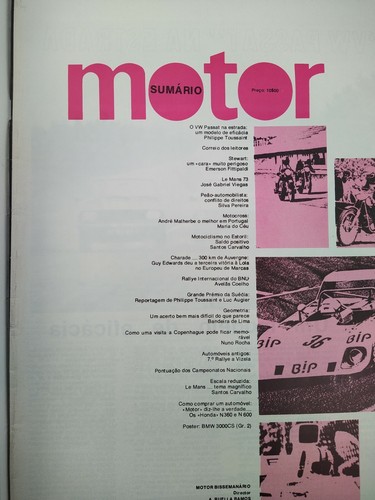 MOTOR REVISTA #14 CHARADE 300KM AUVERGNE LE MANS VW PASSAT PORTUGAL GP MOTOCROSS - Picture 2 of 2