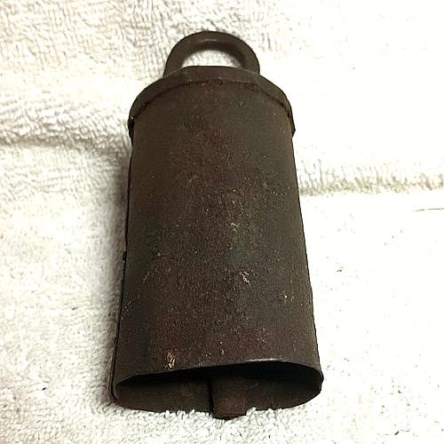 Antique Farm Goat/Cow Bell Clapper Rustic Iron Primitive Country Farmhouse