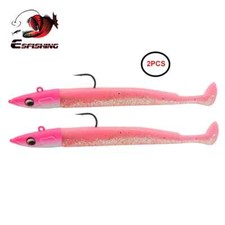 New 150mm lifelike Shad Soft Lure fishing Baits Jig Head bass trout fishing Bait