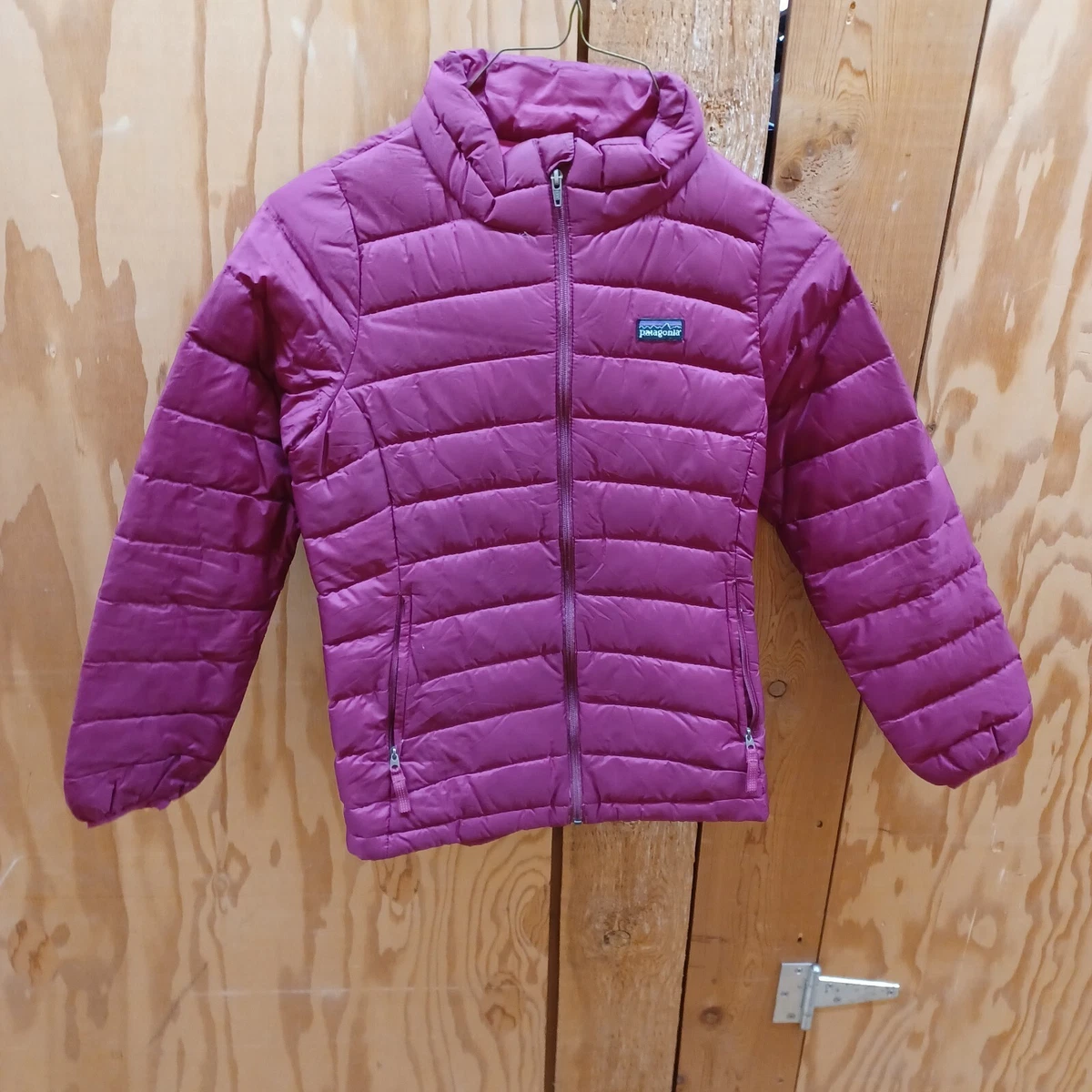 Patagonia Down Sweater Jacket Girls M 10 Puffer Goose Feathers