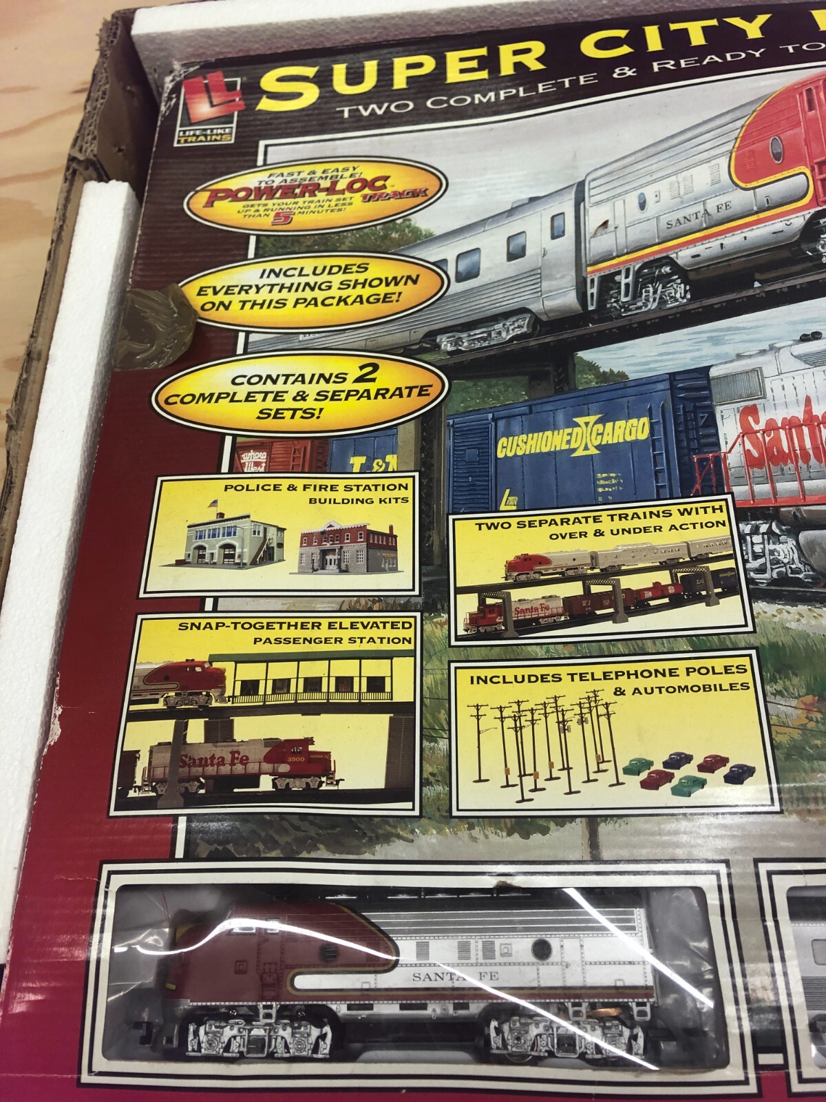 Complete Lifelike HO Scale Super City Elevated Rails Train Set eBay