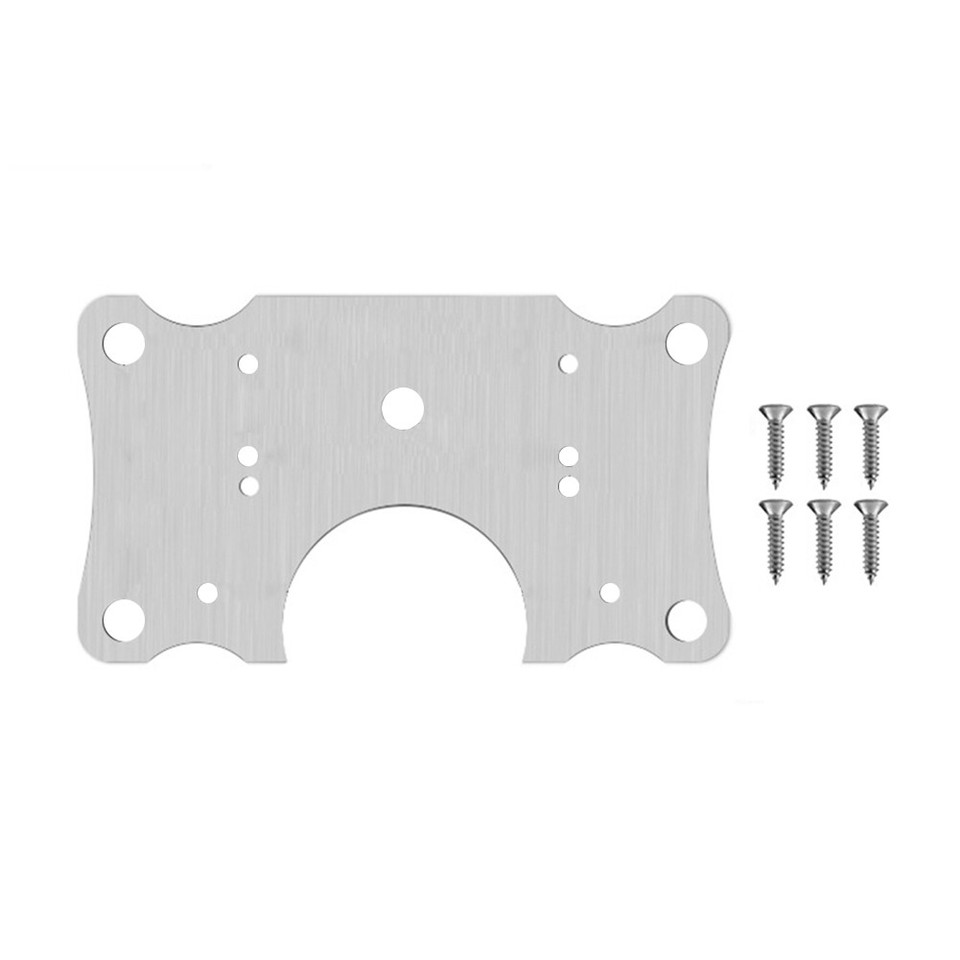 Furniture Drawer Stainless Steel Plate Installer Panels Mount Kit