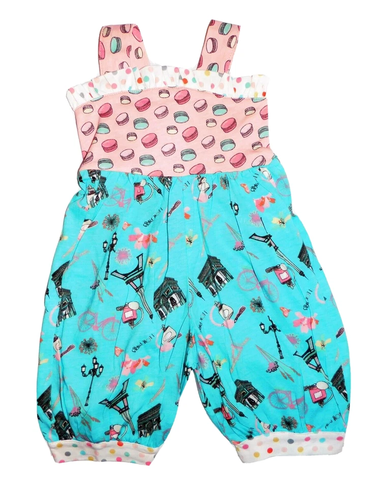 NOVO COM ETIQUETAS JELLY the PUG 6 meses COLEÇÃO PARIS AMARELO SAMMI ou ROSA GABBY MACACÃO - Imagem 3 de 4