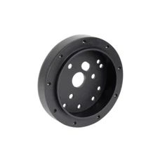 9 HOLE STEERING WHEEL TO 3,5,6 HOLE ADAPTER - 3/4" BLACK CONVERSION PLATE