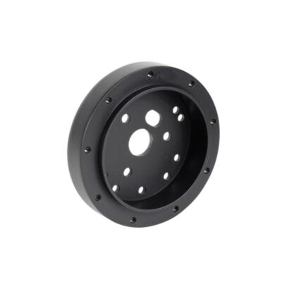 9 HOLE STEERING WHEEL TO 3,5,6 HOLE ADAPTER - 3/4'' BLACK CONVERSION PLATE