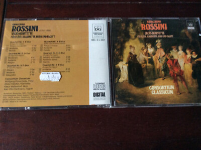 Gioacchino Rossini - Sechs Quartette [CD Album] MDG  Consortium Classicum 