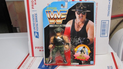 WWF Hasbro Sgt Slaughter WWE GI Joe Seargant Sgt. ...
