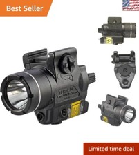 Durable Black TLR-4 Tactical Weapon Light with Adjustable Modes  Laser Feature