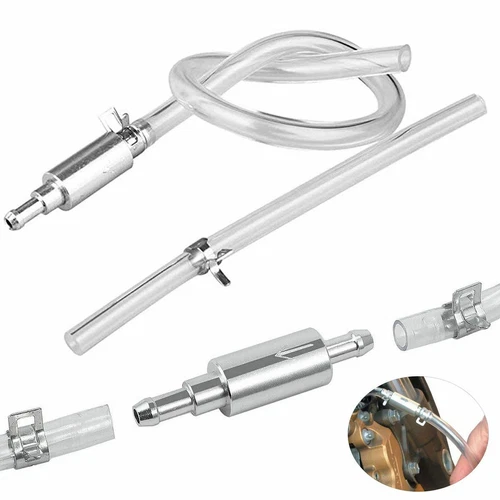Motorcycle Car Brake Bleeder Clutch Hose Bleeding Tool One Way Valve & Tube Kit - Bild 2 von 9