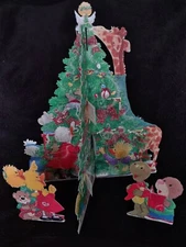 Suzy's Zoo Vintage 1995 Stanley's Christmas Tree Advent Calendar 24 Windows