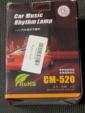 Car Music Rhythm Led Flash Light Sound Activated Equalizer Sticker Lamp 45x11cm