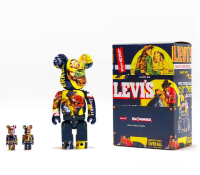 BE@RBRICK LEVI'S BANNER 100％ & 400％ Bearbrick Levi's Banner 100% & 400% Set - US