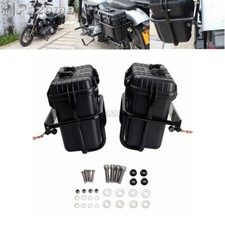 Maleta lateral de almacenamiento de equipaje para motocicleta caja lateral izquierda derecha con luz trasera LED giratoria