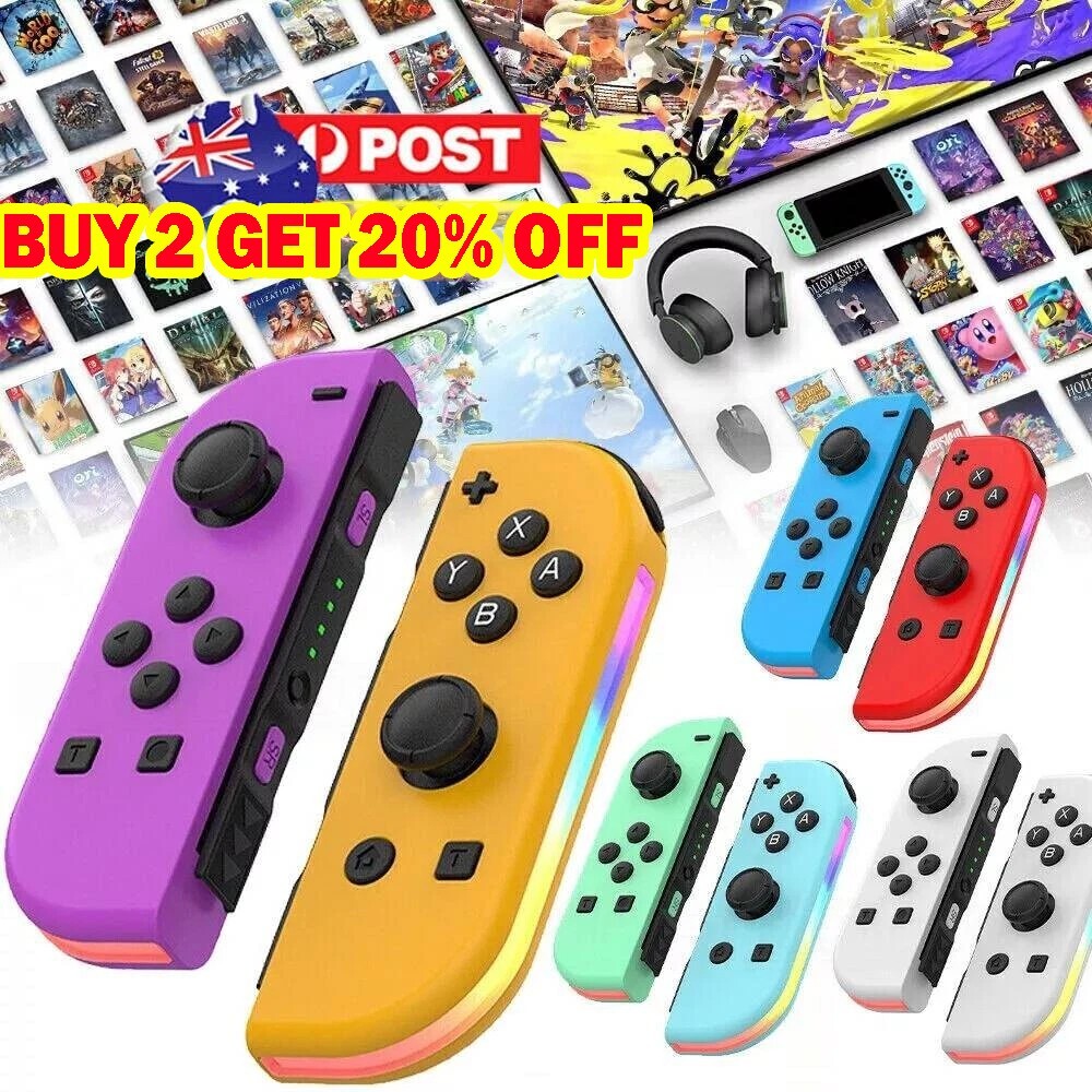 Controller Gamepad For Nintendo Switch Joy Con Left + Right Joycon Pair Wireless