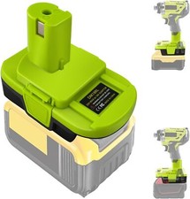 Battery Adapter for Dewalt for Milwaukee 18v convert to for Ryobi Power Drill