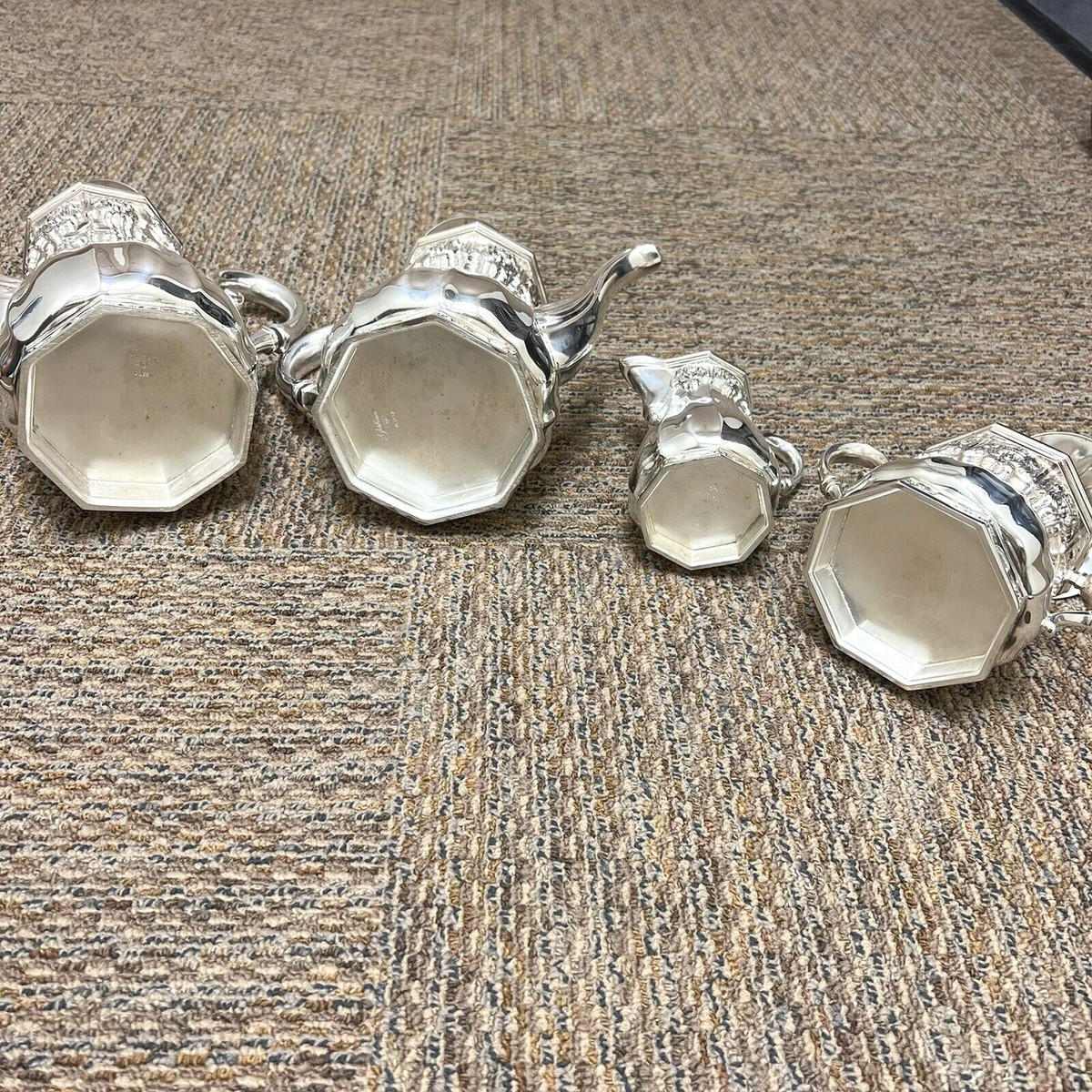 NO.76 骨董　皿165mm 5組 香蘭社オーキッドレース六寸皿 | 和食器リサイクル通販ショップ