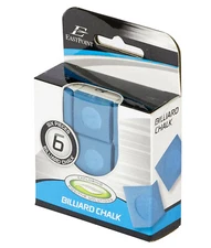 EastPoint Sports Billiard Chalk, 6 Pack Pool Cue Tip Chalk