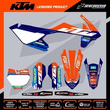 KTM 85 MOTOCROSS GRAPHICS MX GRAPHICS KIT DECALS STICKERS SX 85 AXIS ORG/BLU