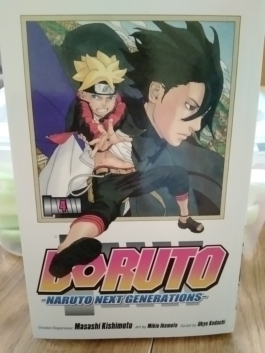 BORUTO NARUTO NEXT GENERATIONS Vol 4 English Manga 1st BORUTO NARUTO NEXT GENERATIONS Vol 4 English Manga 1st