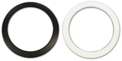 2" 3" 4" 5" 6" Black or White Code Kick Port Bass Drum Head // Hole Reinforcer