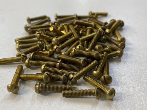 MESSING BA RUNDE SCHRAUBEN MASCHINENKOPF SOLID ENGINEER DAMPF 0BA 2BA 4BA 5BA 6BA - Bild 20 von 24