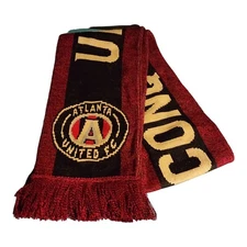 Atlanta United FC Scarf Soccer MLS Unite & Conquer 66 X 7 Inches