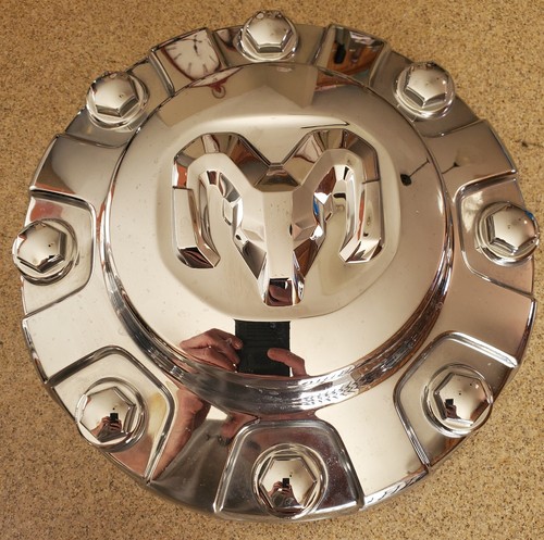 19-24 DODGE RAM 3500 DRW FRONT CHROME 8 LUG WHEEL CENTER CAP HUBCAP 6QC38TRMAB