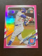 ⚾ 2021 Topps Chrome Baseball Pink Parallel Base Card #9 Javier BAEZ ⚾