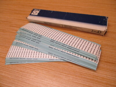 Brady WM-9 Number 9 Wire Marker WM9 (Pack of 24)