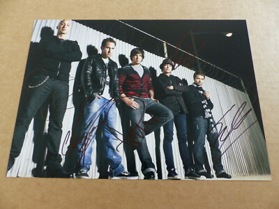 SIMPLE PLAN signed Autogramm signiert auf 20x28 cm Foto 