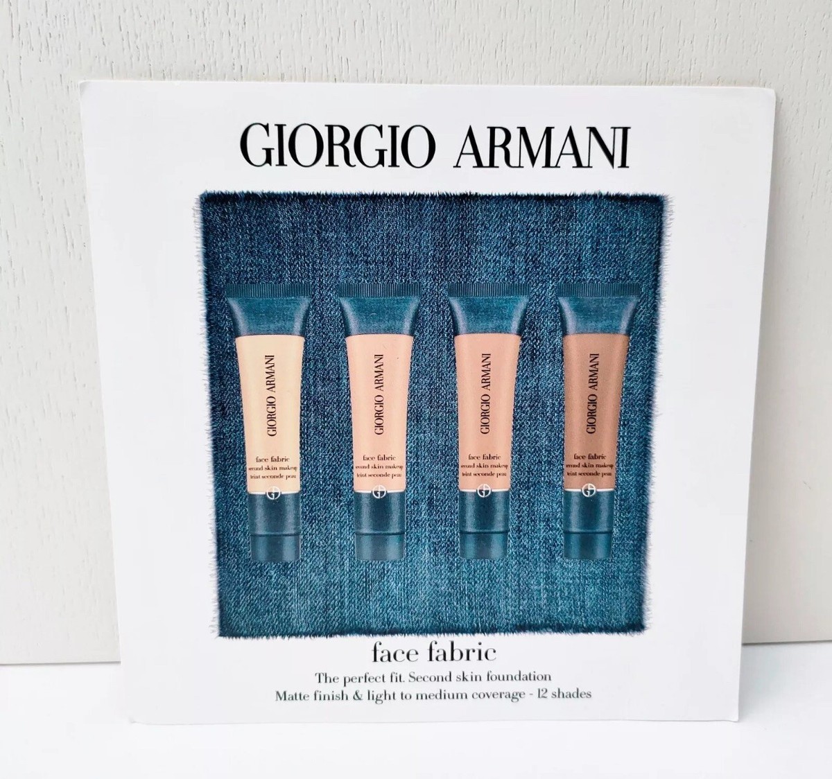 Giorgio Armani Face Fabric Second Skin Makeup Foundation shades