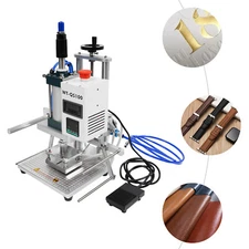 Digital Embossing Machine 8*10cm Pneumatic Hot Foil Stamping Machine Press 110V