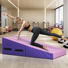 48  X24  X14  Gymnastics Mat Incline Tumbling Mat Folding Wedge Mat for Home Gym