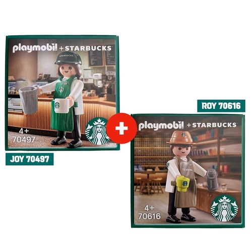 PLAYMOBIL X STARBUCKS Two Figure Set 70497 70496 70616 70619 70526 70615 70618 - Picture 8 of 16
