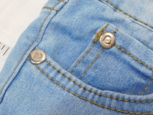 Pink Velvet Women Jeans Size 14 Distressed Pink Sequins Skinny Fit NWT - Picture 22 of 22