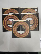 45 RPM 7" RECORD SLEEVES CO. SLEEVE 5 PACK SEE PHOTOS - A M SLV145