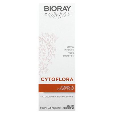 Bioray Inc  CytoFlora Probiotic Immunity Tonic 4 fl oz 118 ml Hypoallergenic